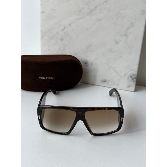 NEW Tom Ford Raven FT1036 Sunglasses in Brown Havana - Picture 4 of 9